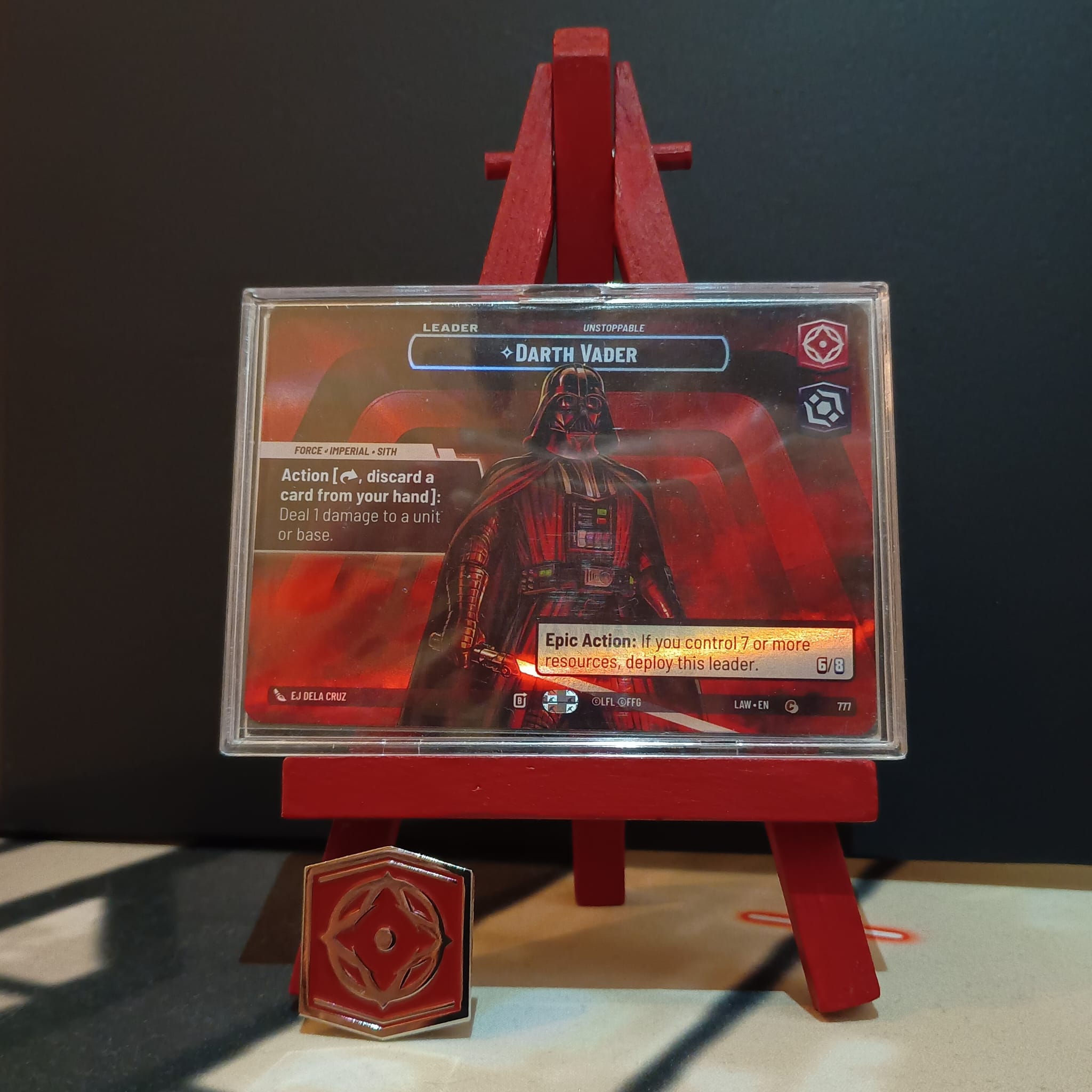 Star Wars Unlimited - Darth Vader, Unstoppable - SHOWCASE - A Lawless Time 777